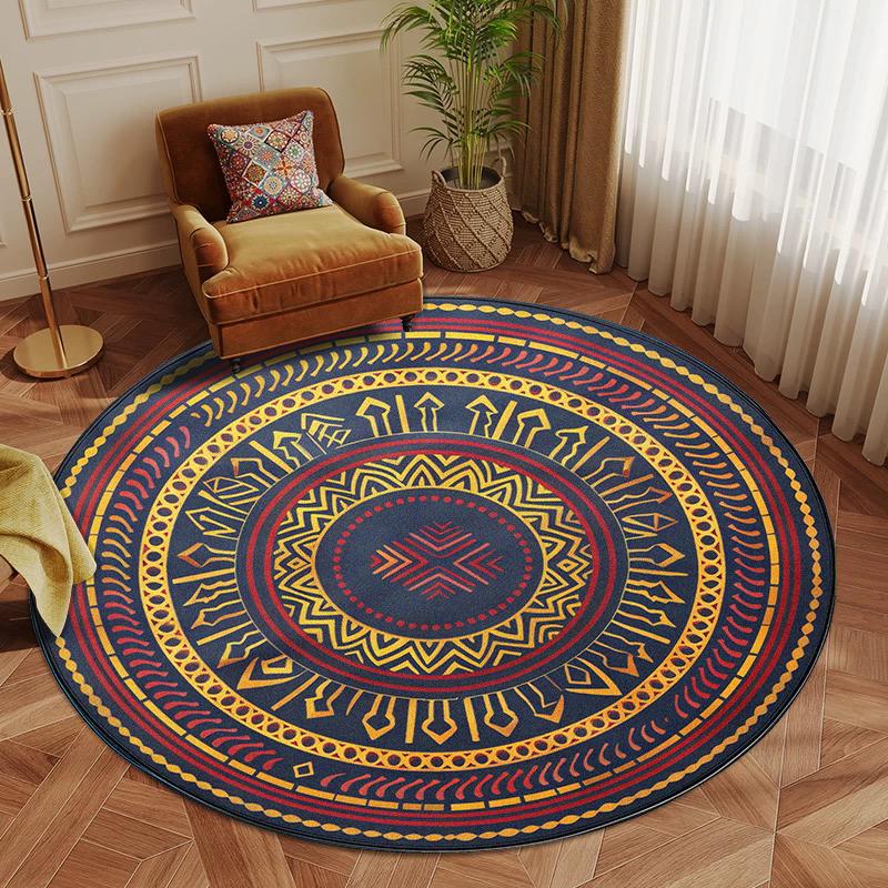 New Persian Round Carpet Living Room Bohemian Home Bedroom Resistant Dirt Rug Decor Bathroom Lounge Entrance Door Mat Non-slip 80x80cm
New Persian Round Carpet Living Room Bohemian Home Bedroom Resistant Dirt Rug Decor Bathroom Lounge Entrance Door Mat Non-slip 80x80cm