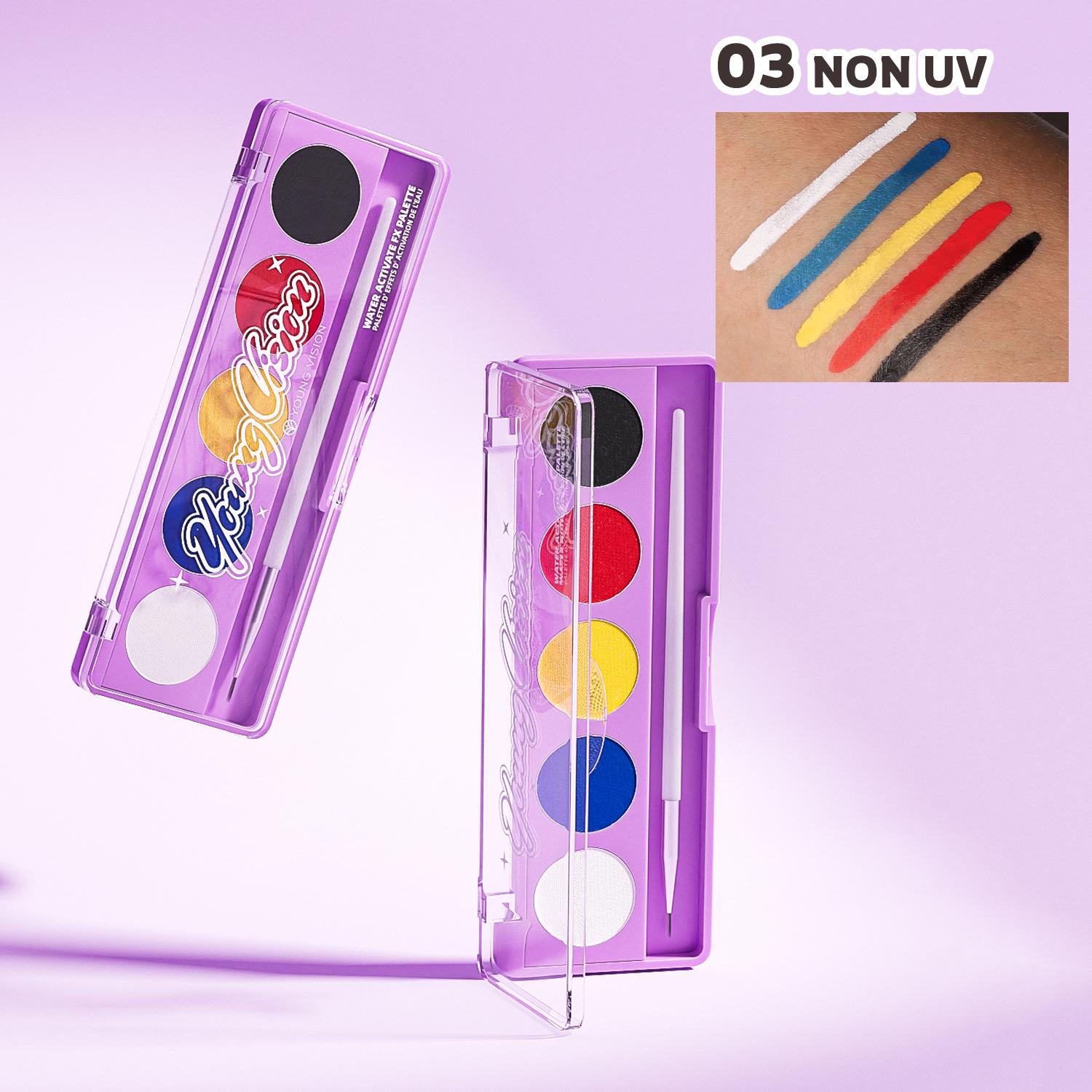 Флуоресцентна УФ-пластина для малювання обличчя Водорозчинна паста для малювання обличчя людини Етапна пластина для макіяжу 03
Флуоресцентна УФ-пластина для малювання обличчя Водорозчинна паста для малювання обличчя людини Етапна пластина для макіяжу 03