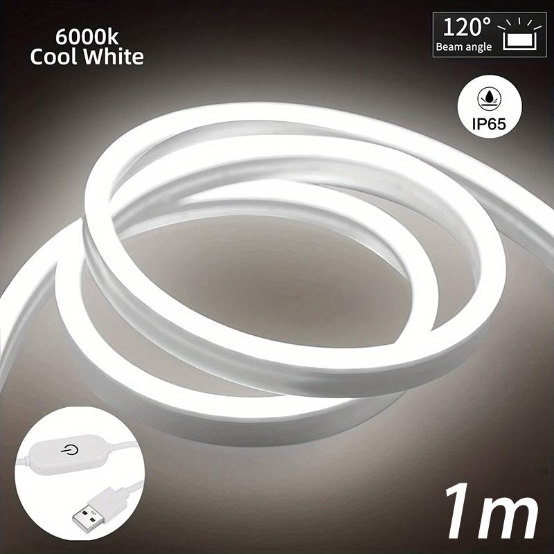 Led Strip Neon Light Usb Dc 5V Dimmable Touch Sensor Switch Flexible Silicone Neon Sign Tape Waterproof For Outdoor Home Decor Cold White1m
Led Strip Neon Light Usb Dc 5V Dimmable Touch Sensor Switch Flexible Silicone Neon Sign Tape Waterproof For Outdoor Home Decor Cold White1m