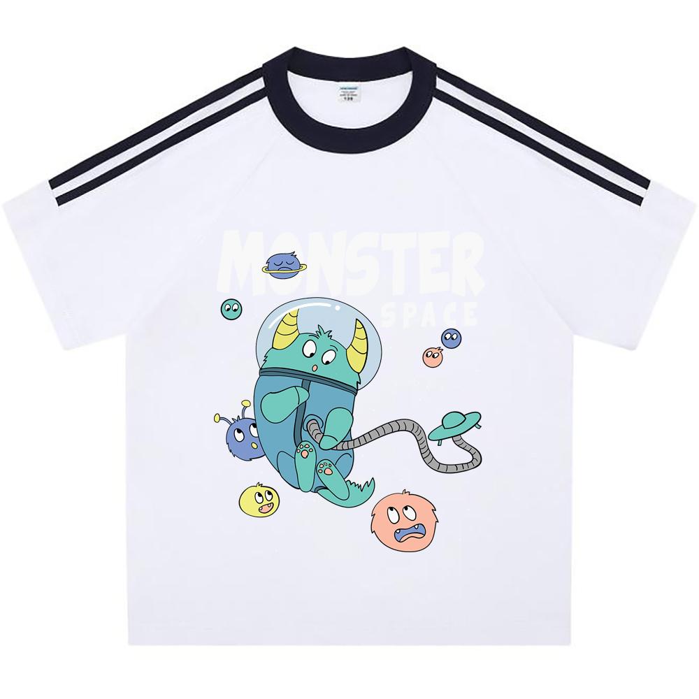 Kids 100% Cotton T-shirts Boys And Girls 200 GSM Cotton Tees cool monster space Cartoon Print Child Tshirts 150 білий
Kids 100% Cotton T-shirts Boys And Girls 200 GSM Cotton Tees cool monster space Cartoon Print Child Tshirts 150 білий