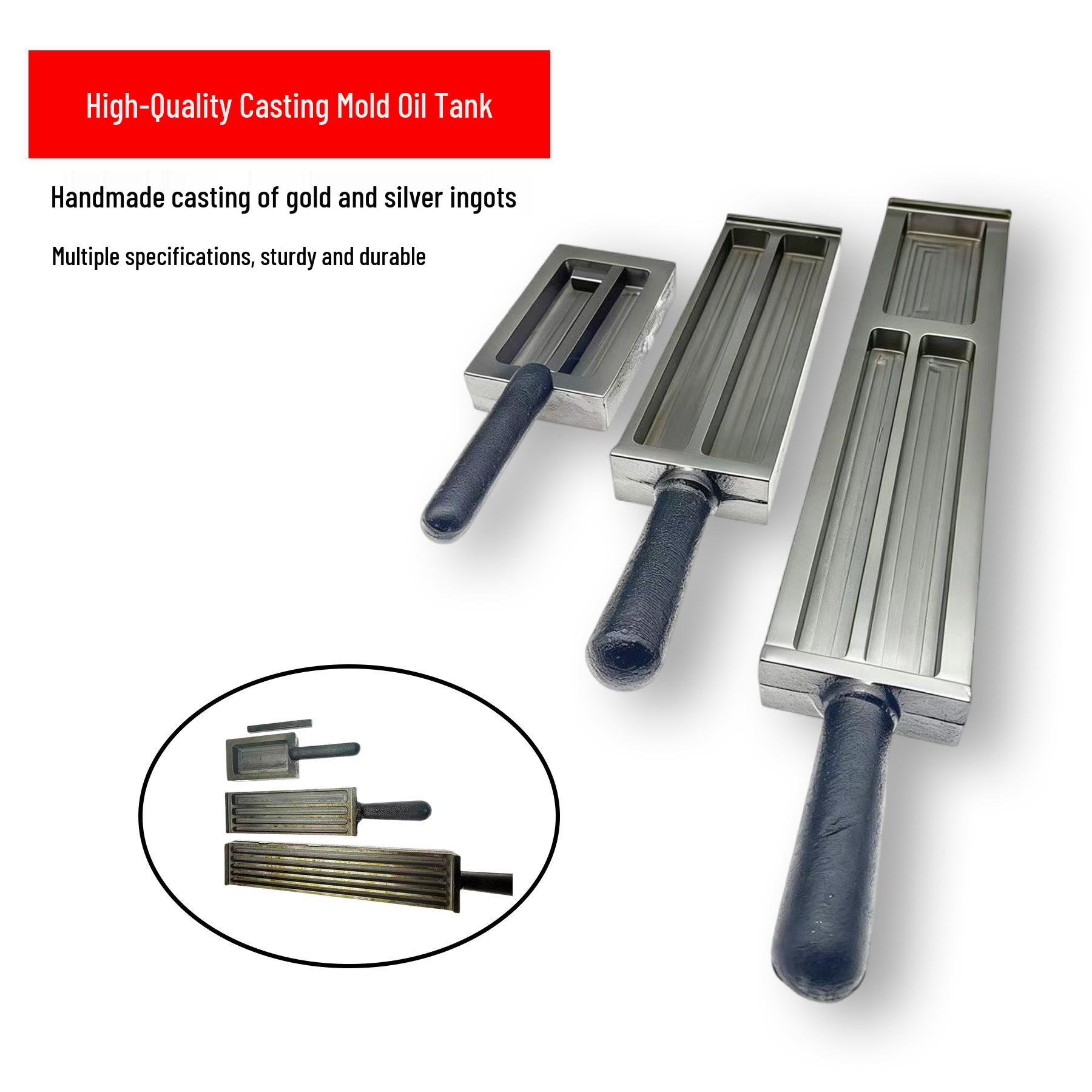 High-quality European Style Gold and Silver Melting Casting Ingot Mold for Jewelry Processing Square Grooves
High-quality European Style Gold and Silver Melting Casting Ingot Mold for Jewelry Processing Square Grooves