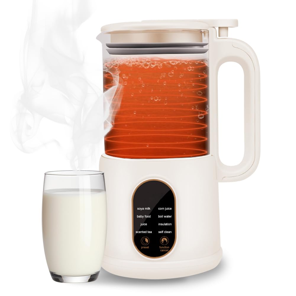 Large 18 Hour MACOLAUDER Soy Milk 8 Cooking Fully Soy Milk Home Dried Beans and Room Temperature Soup Small For 600ml/800ml Capacity, Reservation
Large 18 Hour MACOLAUDER Soy Milk 8 Cooking Fully Soy Milk Home Dried Beans and Room Temperature Soup Small For 600ml/800ml Capacity, Reservation