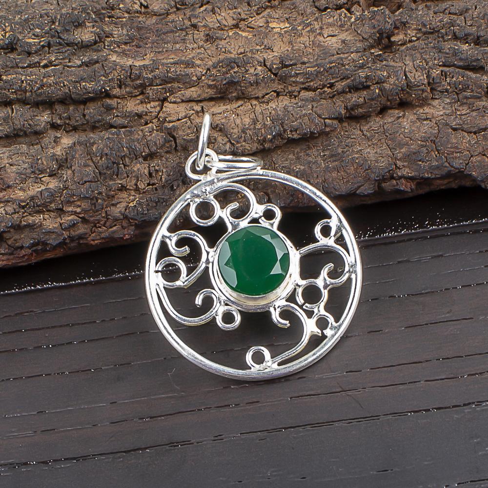 Green Onyx Pendant Handmade Gemstone Jewelry, 925 Solid Sterling Silver Pendant Spiritual Jewelry Gift For Her 1.45 Inches
Green Onyx Pendant Handmade Gemstone Jewelry, 925 Solid Sterling Silver Pendant Spiritual Jewelry Gift For Her 1.45 Inches