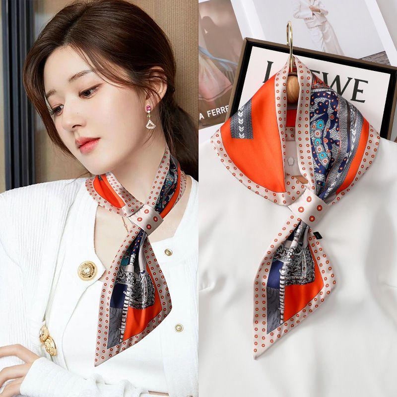 Small Ear Silk Scarf Spring Summer New Style Crossed Diagonal Bow Tie Realistic Simulation Scarf for Men And Women
Small Ear Silk Scarf Spring Summer New Style Crossed Diagonal Bow Tie Realistic Simulation Scarf for Men And Women