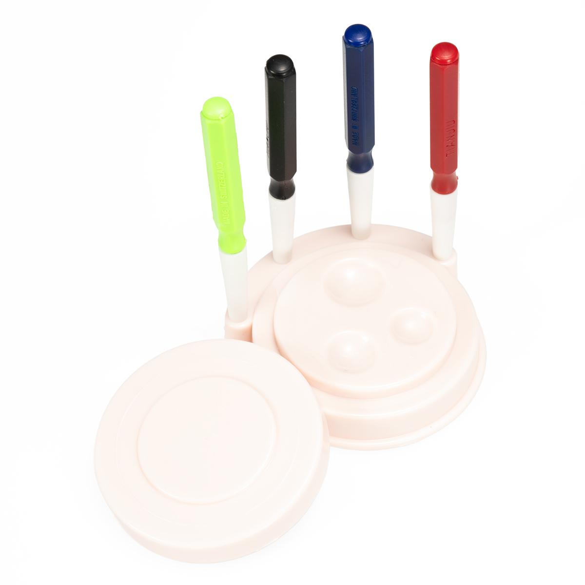 Watch Oiler Set 1 Oil Cup+4 Oil Pens Kit Plastic Watch Oiler Applying Lubricants Tool Watchmaker Watch Repair Maintenance Tools
Watch Oiler Set 1 Oil Cup+4 Oil Pens Kit Plastic Watch Oiler Applying Lubricants Tool Watchmaker Watch Repair Maintenance Tools