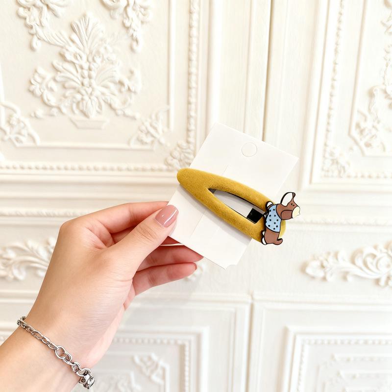Korean Cartoon Puppy Yellow Velvet Hair Clip for Women - 2025 Flyaway Bangs Side Clip
Korean Cartoon Puppy Yellow Velvet Hair Clip for Women - 2025 Flyaway Bangs Side Clip