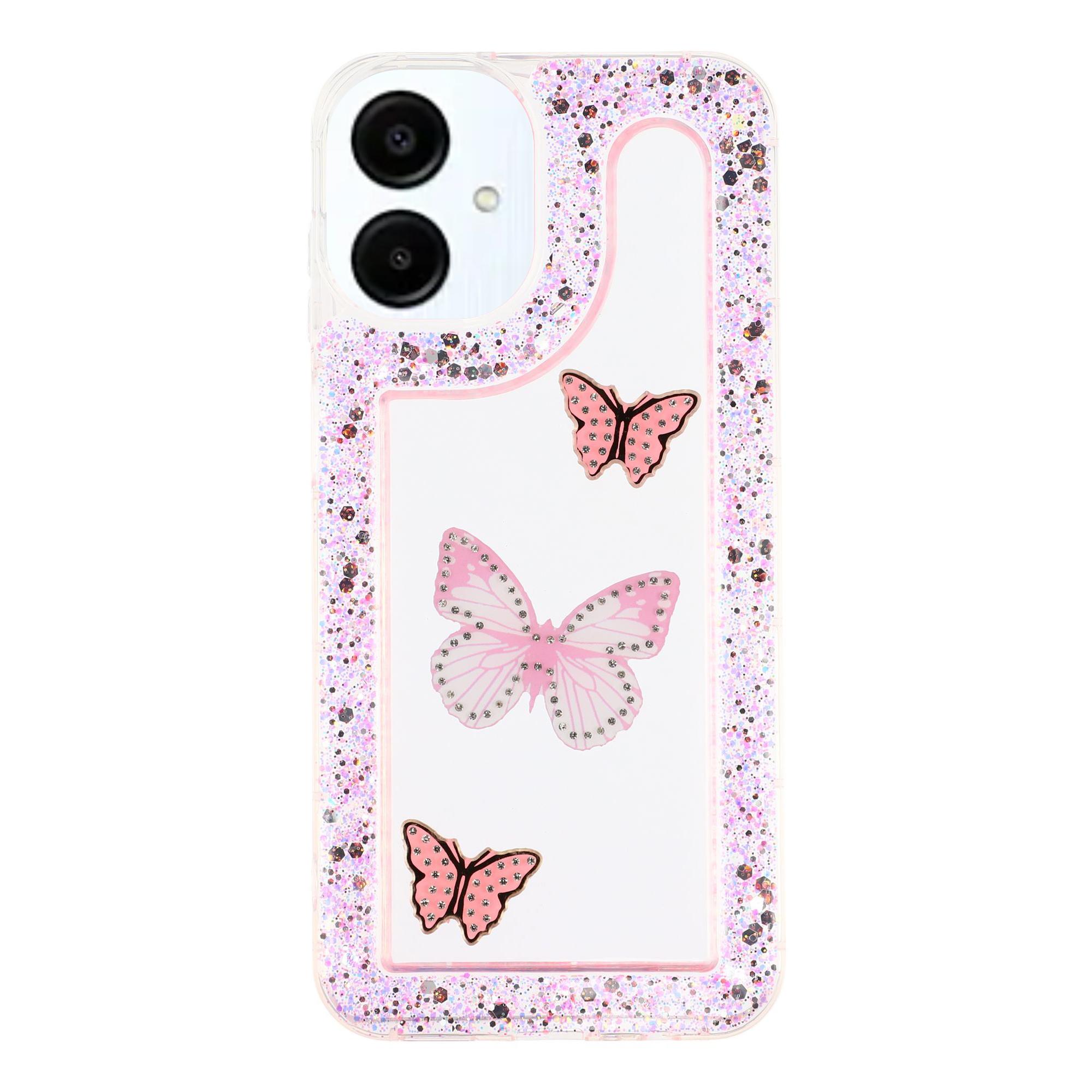 For Samsung Galaxy A06 4G Case DIY Butterfly Glitter Epoxy Soft TPU Phone Back Cover
For Samsung Galaxy A06 4G Case DIY Butterfly Glitter Epoxy Soft TPU Phone Back Cover
