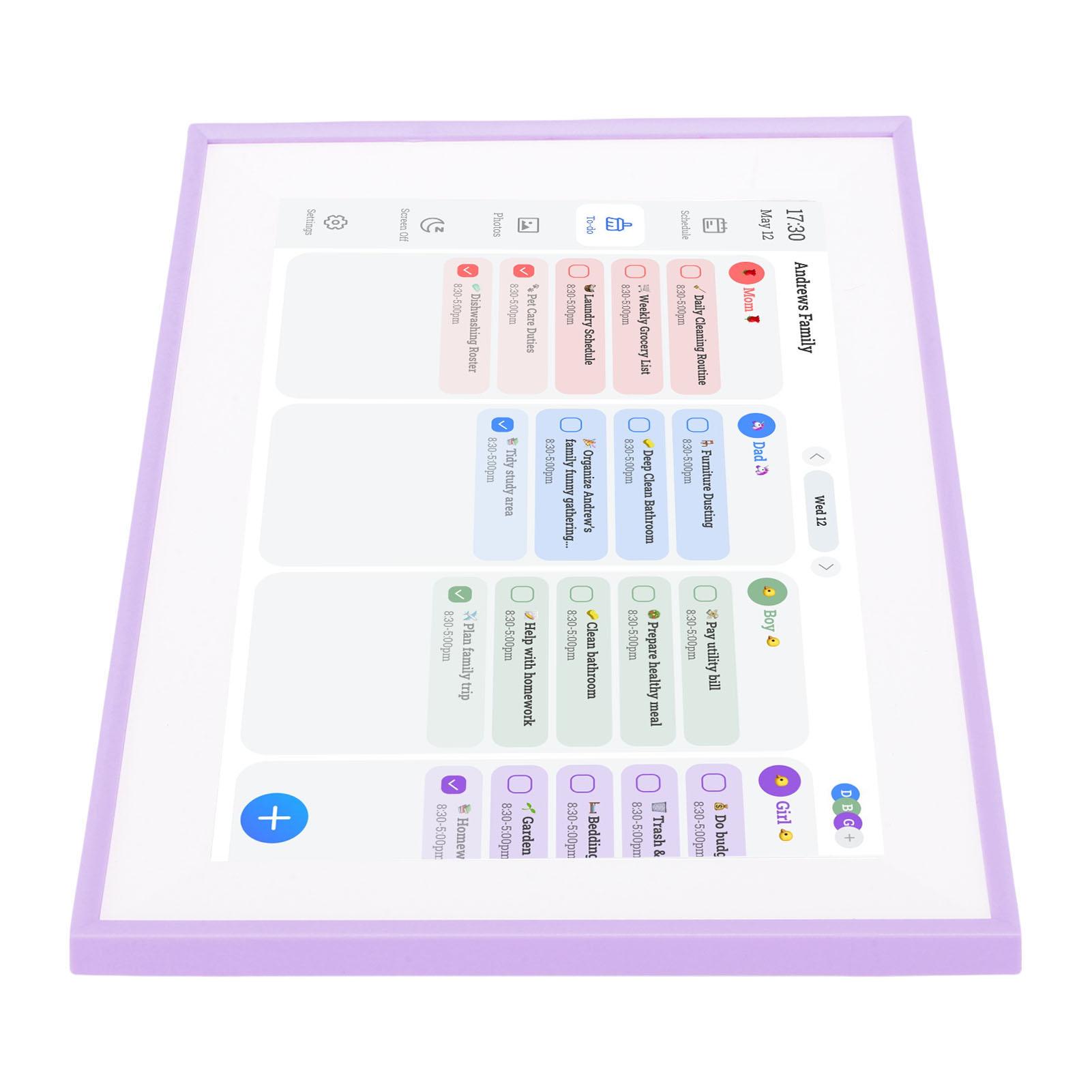 10.1 Inch Smart Digital Calendar LCD Electronic Calendar Chore Chart for Home and Purplish
10.1 Inch Smart Digital Calendar LCD Electronic Calendar Chore Chart for Home and Purplish