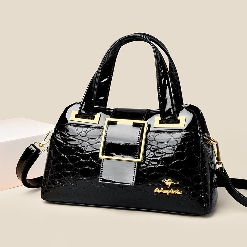 Women s Bag Crocodile Pattern New Style Bag Women s Large Capacity Handbag Middle-aged Mother Bag Messenger Bag Shoulder Bag чорний
Women s Bag Crocodile Pattern New Style Bag Women s Large Capacity Handbag Middle-aged Mother Bag Messenger Bag Shoulder Bag чорний
