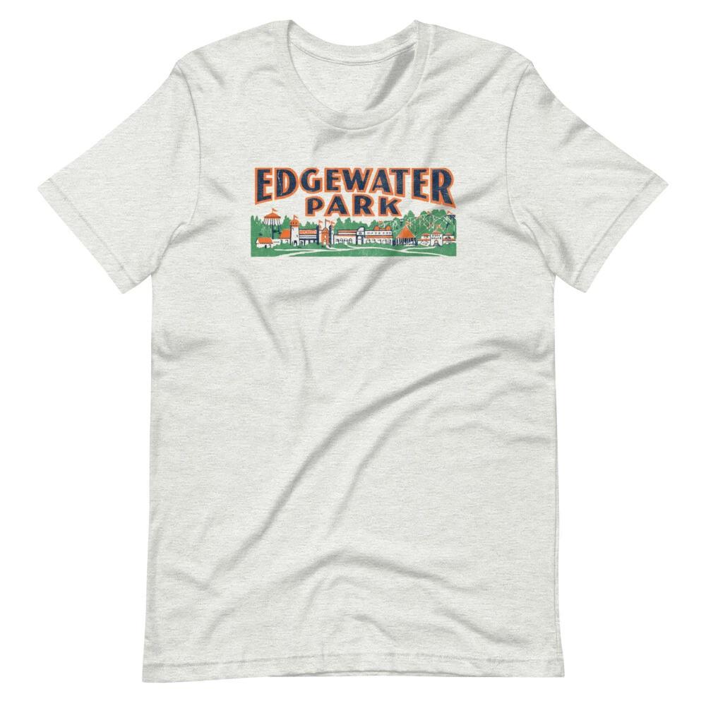 EDGEWATER PARK Retro Detroit Amusement Park Tee Shirt Short-Sleeve 100% Cotton T-shirt Mens Tees Top L
EDGEWATER PARK Retro Detroit Amusement Park Tee Shirt Short-Sleeve 100% Cotton T-shirt Mens Tees Top L