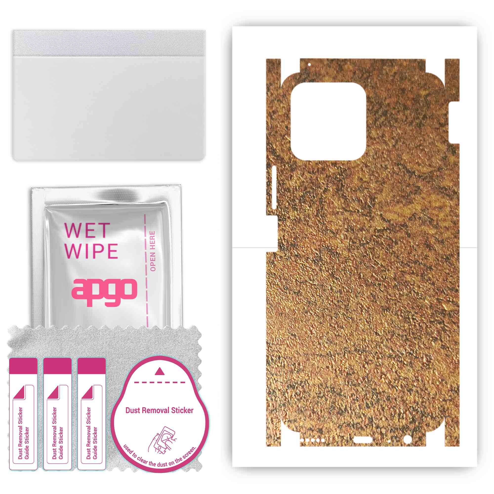 apgo Protective Skin Sticker for the back+sides compatible with Honor X8, Full Wrap Film, Foil, Vinyl - Pattern Rusty Copper
apgo Protective Skin Sticker for the back+sides compatible with Honor X8, Full Wrap Film, Foil, Vinyl - Pattern Rusty Copper