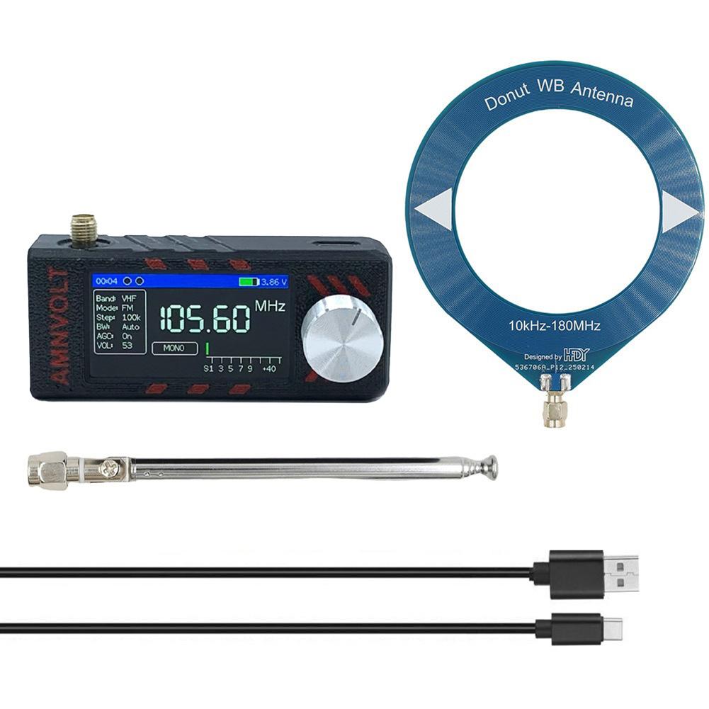 Upgraded Version AMNVOLT A-T-S MINI V3 SI4732 Full Band D-S-P Radio 1.9 IPS HD Color Screen Pocket Receiver FM AM M-W SW SSB синій
Upgraded Version AMNVOLT A-T-S MINI V3 SI4732 Full Band D-S-P Radio 1.9 IPS HD Color Screen Pocket Receiver FM AM M-W SW SSB синій
