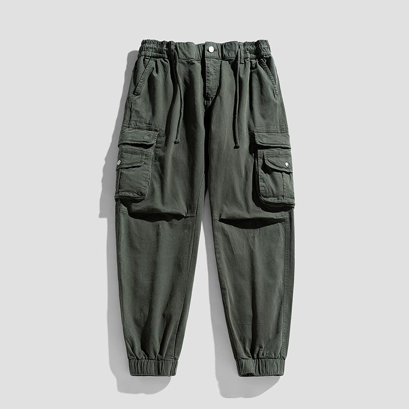 Multi-pocket overalls leggings men s high-end pants trendy brand high-end men s casual loose men s trousers 36 армія зелений колір
Multi-pocket overalls leggings men s high-end pants trendy brand high-end men s casual loose men s trousers 36 армія зелений колір