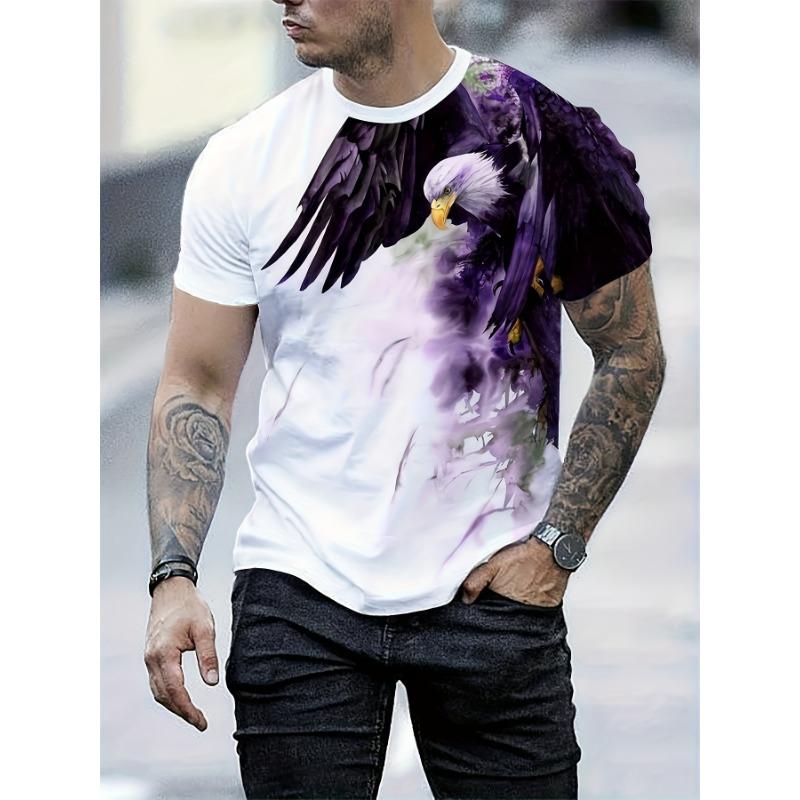 Men s Summer Casual 3D Eagle Printed T-shirt Round Neck Short Sleeve Outdoor Pattern T-shirt XL
Men s Summer Casual 3D Eagle Printed T-shirt Round Neck Short Sleeve Outdoor Pattern T-shirt XL