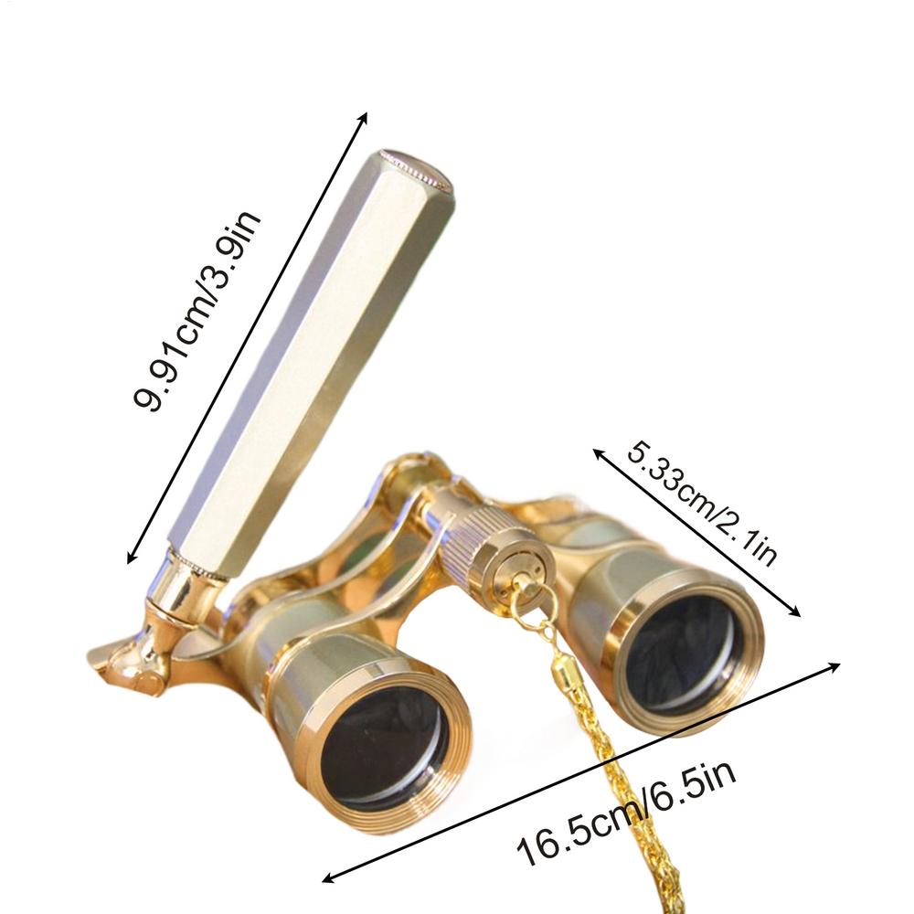 Theater Glasses Binoculars Adjustable Handle Portable Vintage Theater Glasses Adults Women Mini Binoculars For Cinema Shows золотий
Theater Glasses Binoculars Adjustable Handle Portable Vintage Theater Glasses Adults Women Mini Binoculars For Cinema Shows золотий
