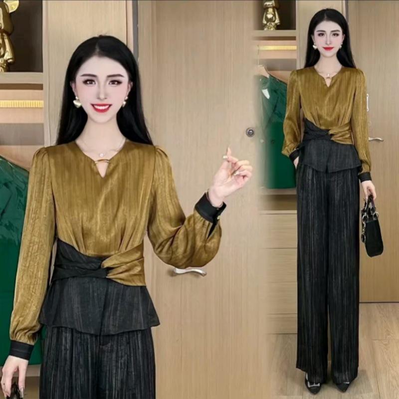 Early Autumn Korean Style Petite Outfit Set: Black Top & Wide-Leg Pants for a Taller, Fashionable, Lightly Mature Look L 110-120 cm
Early Autumn Korean Style Petite Outfit Set: Black Top & Wide-Leg Pants for a Taller, Fashionable, Lightly Mature Look L 110-120 cm