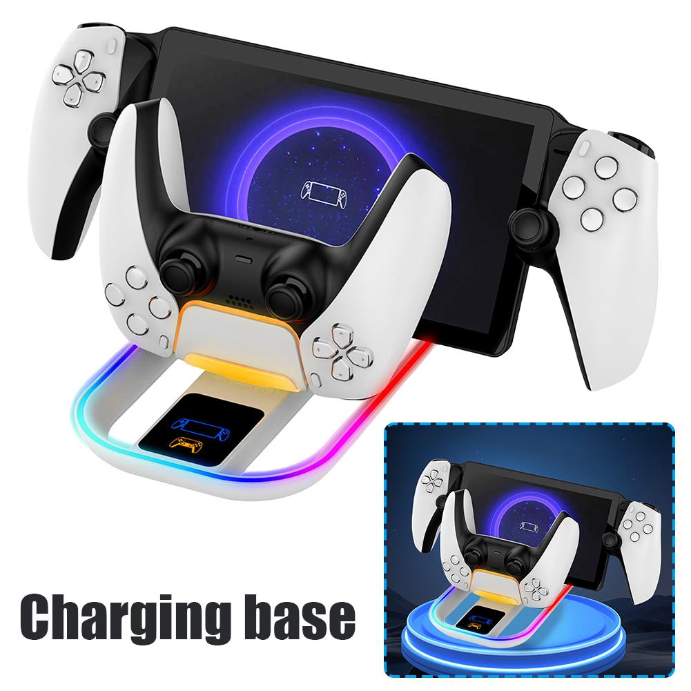 Зарядная док-станция для PS5 Portal Type C, зарядная база, RGB-подсветка, держатель для зарядки контроллера для PlayStation Portal
Зарядная док-станция для PS5 Portal Type C, зарядная база, RGB-подсветка, держатель для зарядки контроллера для PlayStation Portal