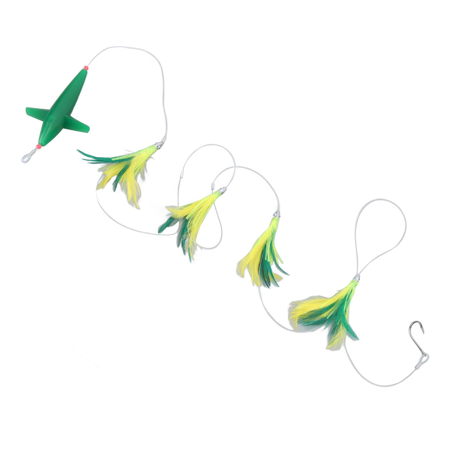 Feather Trolling Lures Excellent Camouflage Durable Trolling Feather Fishing Lures for Offshore Saltwater
Feather Trolling Lures Excellent Camouflage Durable Trolling Feather Fishing Lures for Offshore Saltwater