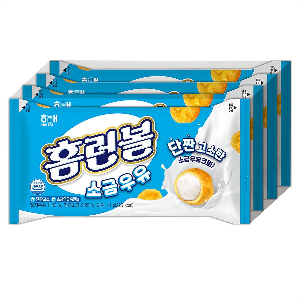 Haitai Home Run Ball (Salted Milk) 41g (4pack / 8pack / 16pack) 41g x 4EA
Haitai Home Run Ball (Salted Milk) 41g (4pack / 8pack / 16pack) 41g x 4EA