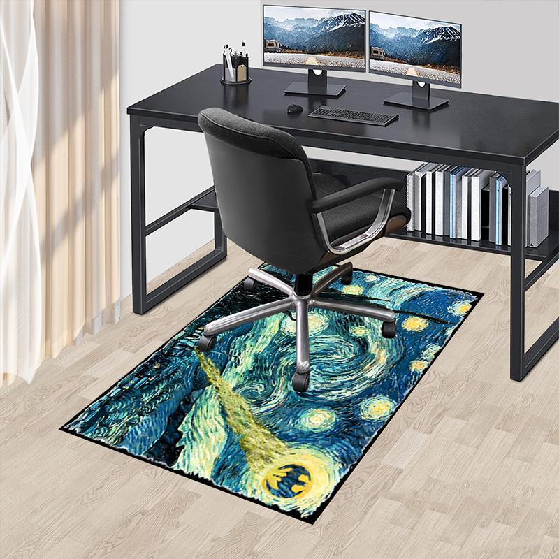 Starry Night,Batman Office Carpet Chair Mats, Home Decor Dormitory Floor Protector With Anti-Skid Backing, Large Area Coverage, Christmas De 60cm by 90cm
Starry Night,Batman Office Carpet Chair Mats, Home Decor Dormitory Floor Protector With Anti-Skid Backing, Large Area Coverage, Christmas De 60cm by 90cm