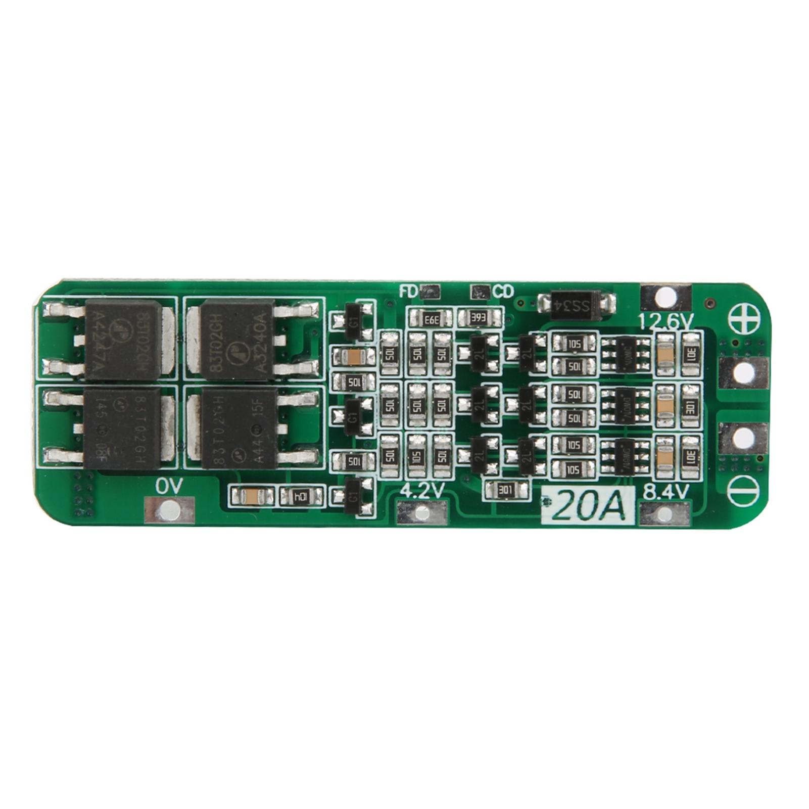3S 20A 12.6V Cell Li ion Lithium Battery 18650 PCB Protection Board Auto Recovery 
3S 20A 12.6V Cell Li ion Lithium Battery 18650 PCB Protection Board Auto Recovery