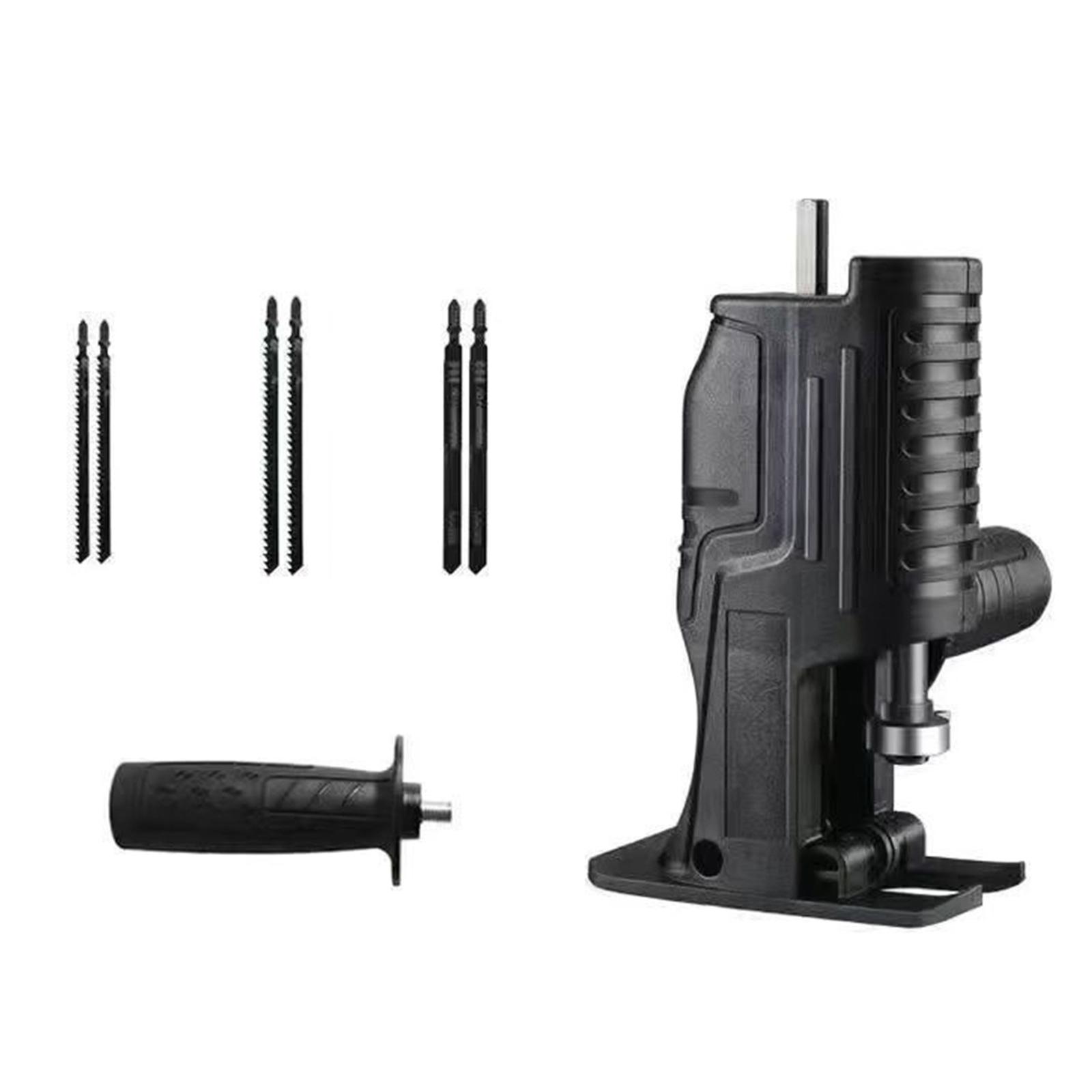 Multipurpose Drill Attachment Reciprocating Sawing Converter With Ergonomic Grip And Safety Lock For Wood Metal Plastic 1
Multipurpose Drill Attachment Reciprocating Sawing Converter With Ergonomic Grip And Safety Lock For Wood Metal Plastic 1