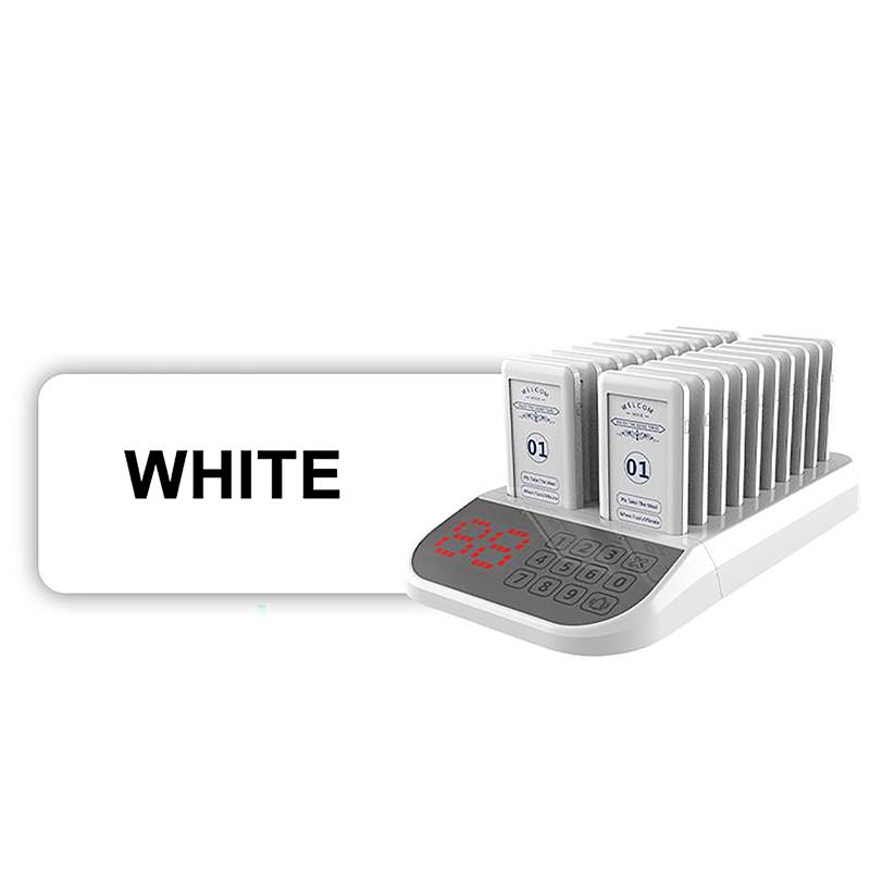 Wireless Restaurant Pager Queue Paging System Call Customer Queue Device Meal Extractor Queuing for Restaurant Cafe MilkTea Shop EU білий
Wireless Restaurant Pager Queue Paging System Call Customer Queue Device Meal Extractor Queuing for Restaurant Cafe MilkTea Shop EU білий