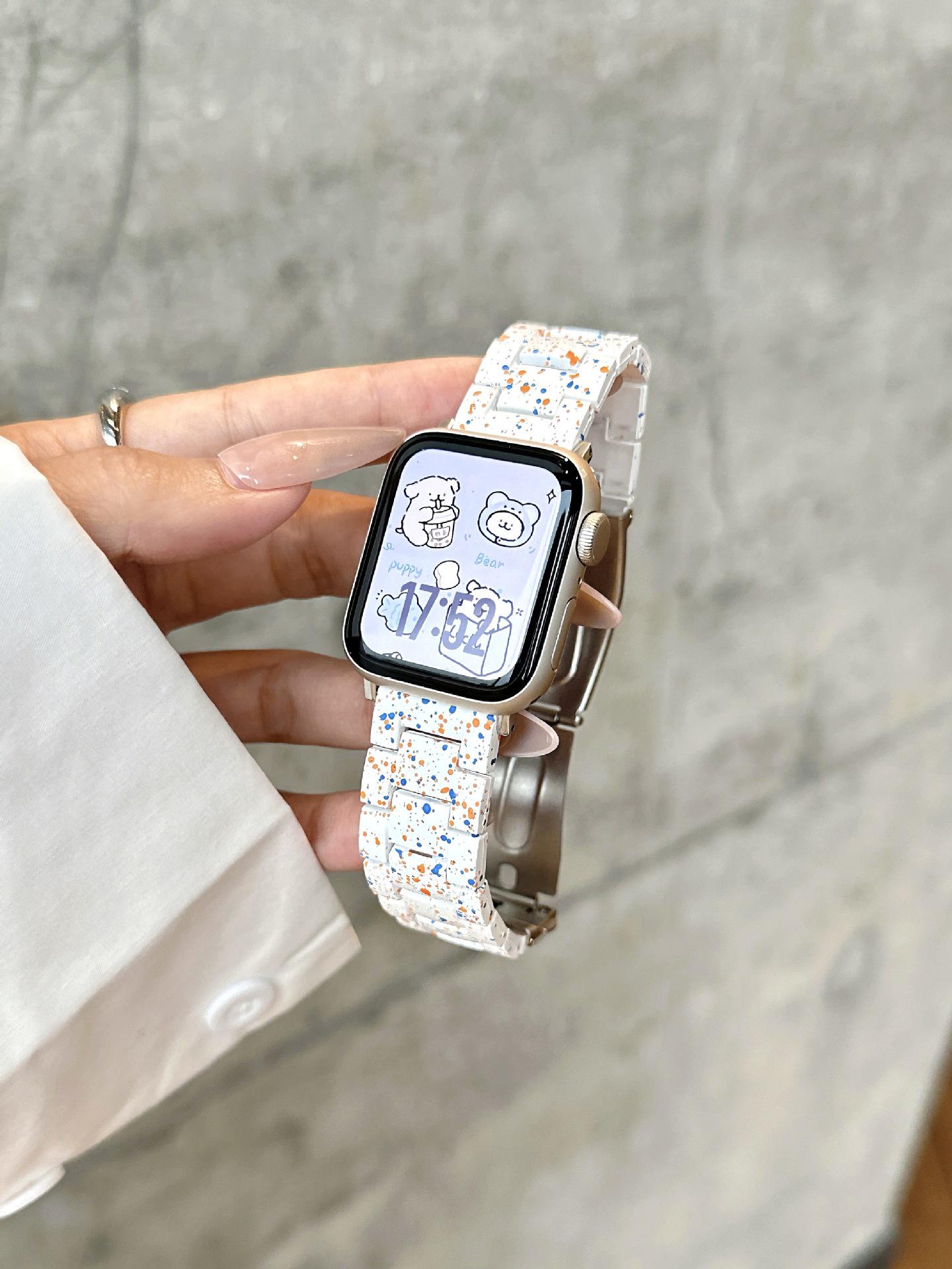 Color Dot PC Strap for Apple Watch 11th Gen Ultra/SE - Time Ink Splash Design 42/44/45/46/49 белый
Color Dot PC Strap for Apple Watch 11th Gen Ultra/SE - Time Ink Splash Design 42/44/45/46/49 белый
