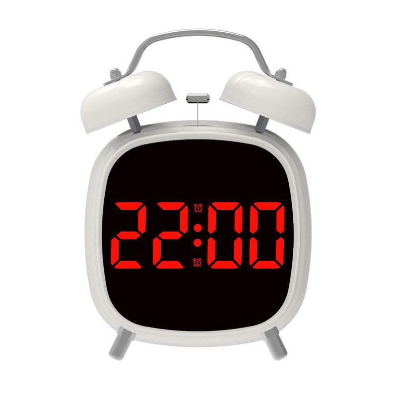 Modern Minimalist Metal Alarm Clock With Led Digital Display And Loud Ringtone For Bedroom Use WhiteShellRedLight
Modern Minimalist Metal Alarm Clock With Led Digital Display And Loud Ringtone For Bedroom Use WhiteShellRedLight