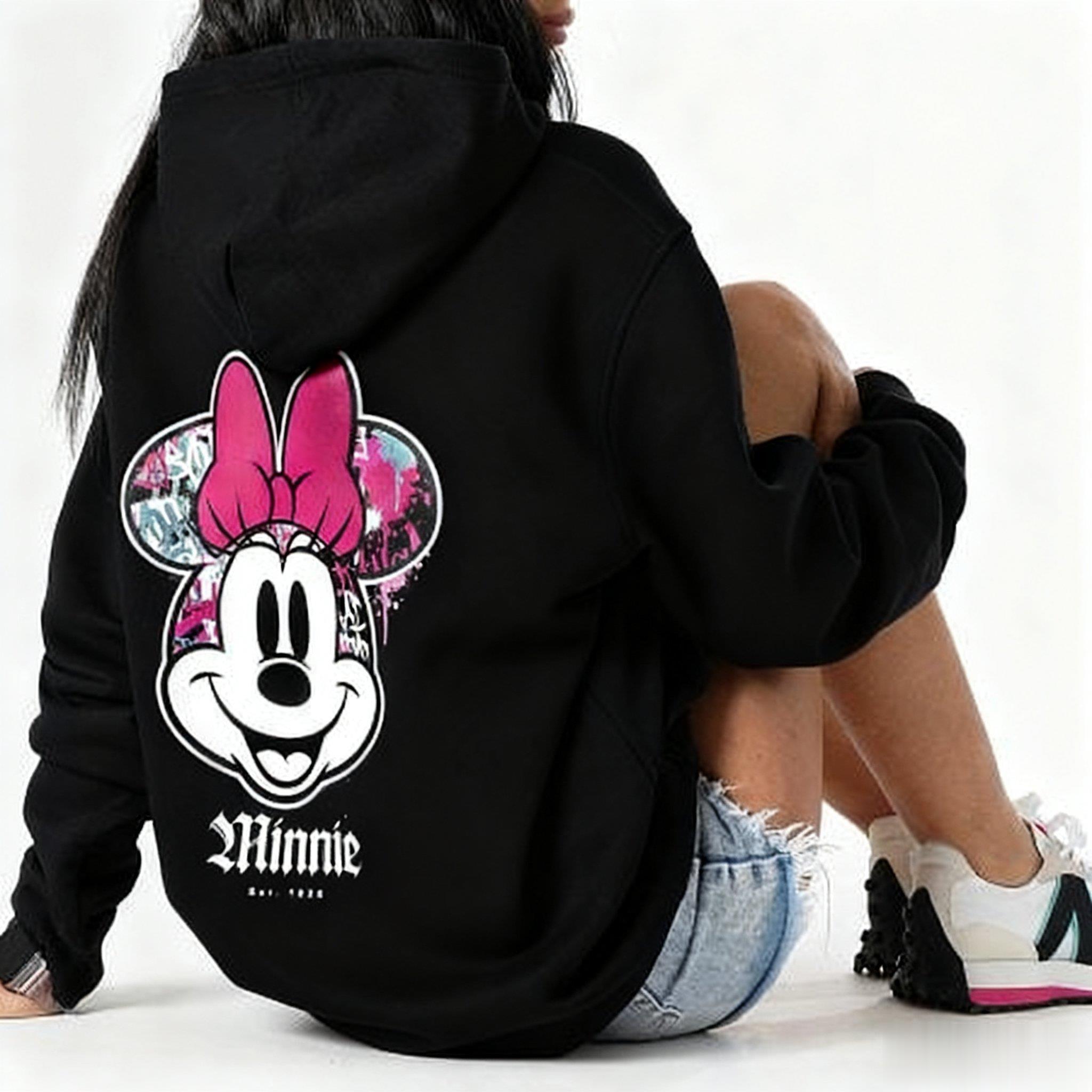 Худи с принтом Минни Маус Женский Мультяшный Графический Пуловер Повседневная Уличная Одежда Винтажный Хлопковый Свитер Дисней Мода Весна Осень S
Худи с принтом Минни Маус Женский Мультяшный Графический Пуловер Повседневная Уличная Одежда Винтажный Хлопковый Свитер Дисней Мода Весна Осень S