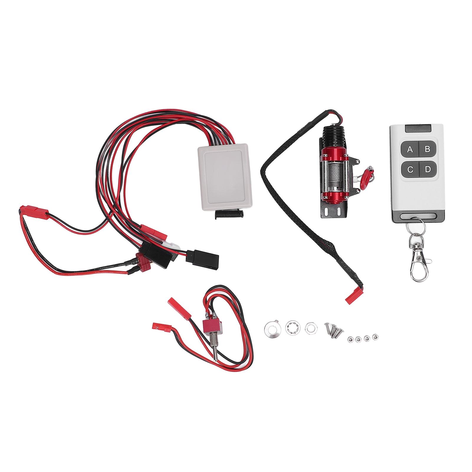 RC Car Winch Jst Plug 110 Scale RC Crawler Metal Winch Remote Controller with Receiver T Plug
RC Car Winch Jst Plug 110 Scale RC Crawler Metal Winch Remote Controller with Receiver T Plug