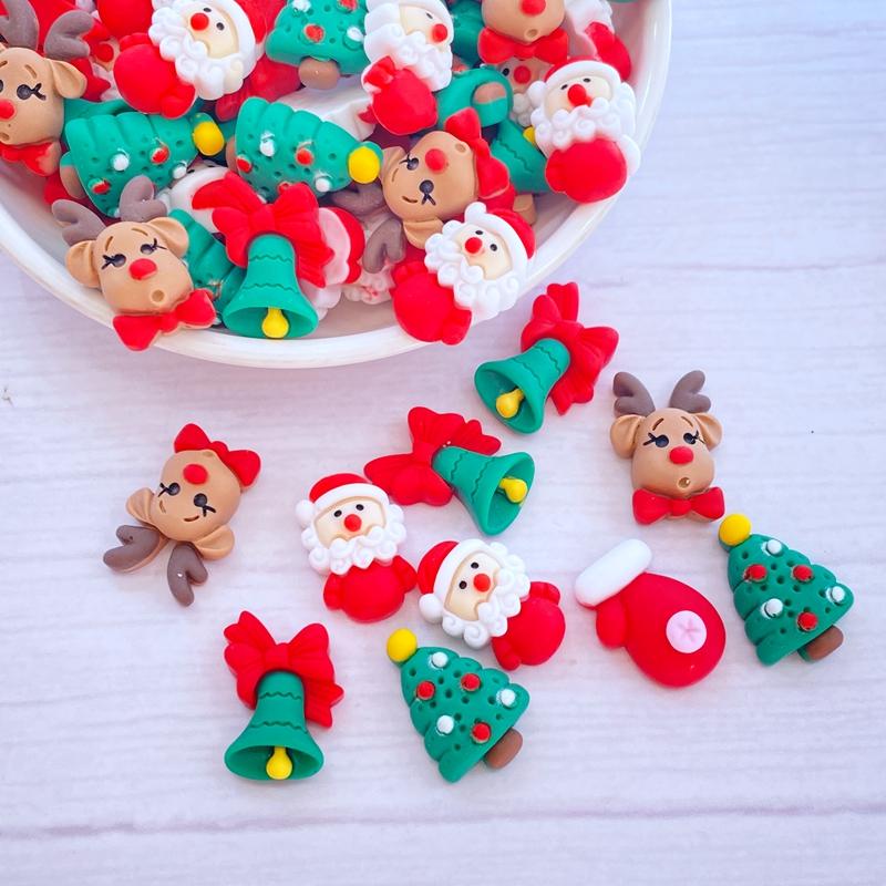 20PCS Cute cartoon Santa Claus, deer head, Christmas tree Resin Crafts Scrapbooking Phone Decor Embellishments DIY Accessories
20PCS Cute cartoon Santa Claus, deer head, Christmas tree Resin Crafts Scrapbooking Phone Decor Embellishments DIY Accessories