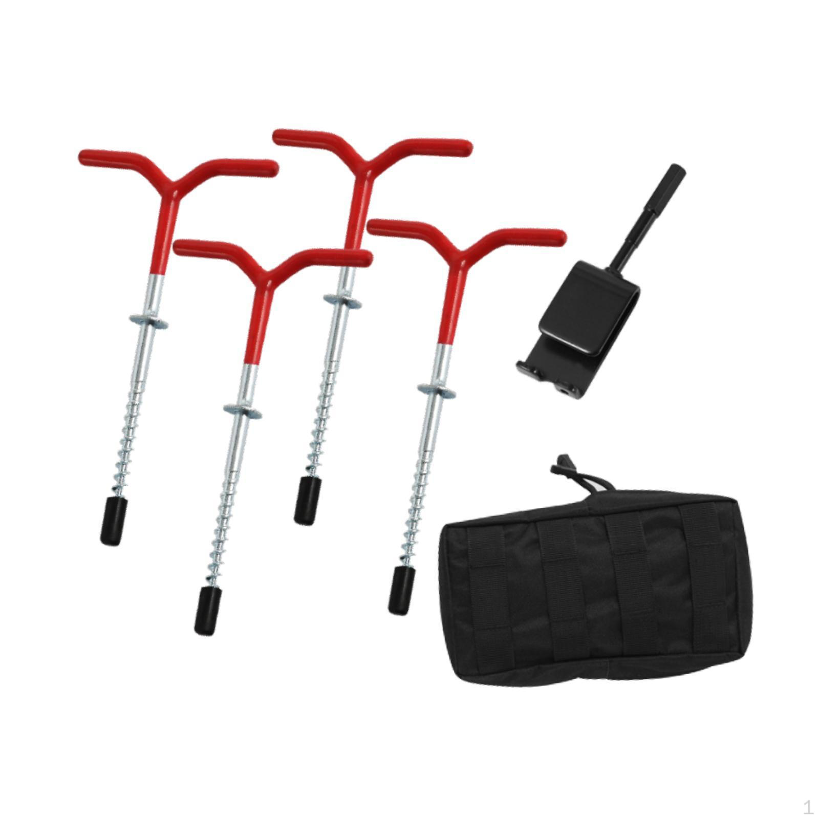 4 шт. Адаптер для сверления ледовых якорей для рыбалки, инструмент для установки колышков и палаток Without Socket
4 шт. Адаптер для сверления ледовых якорей для рыбалки, инструмент для установки колышков и палаток Without Socket