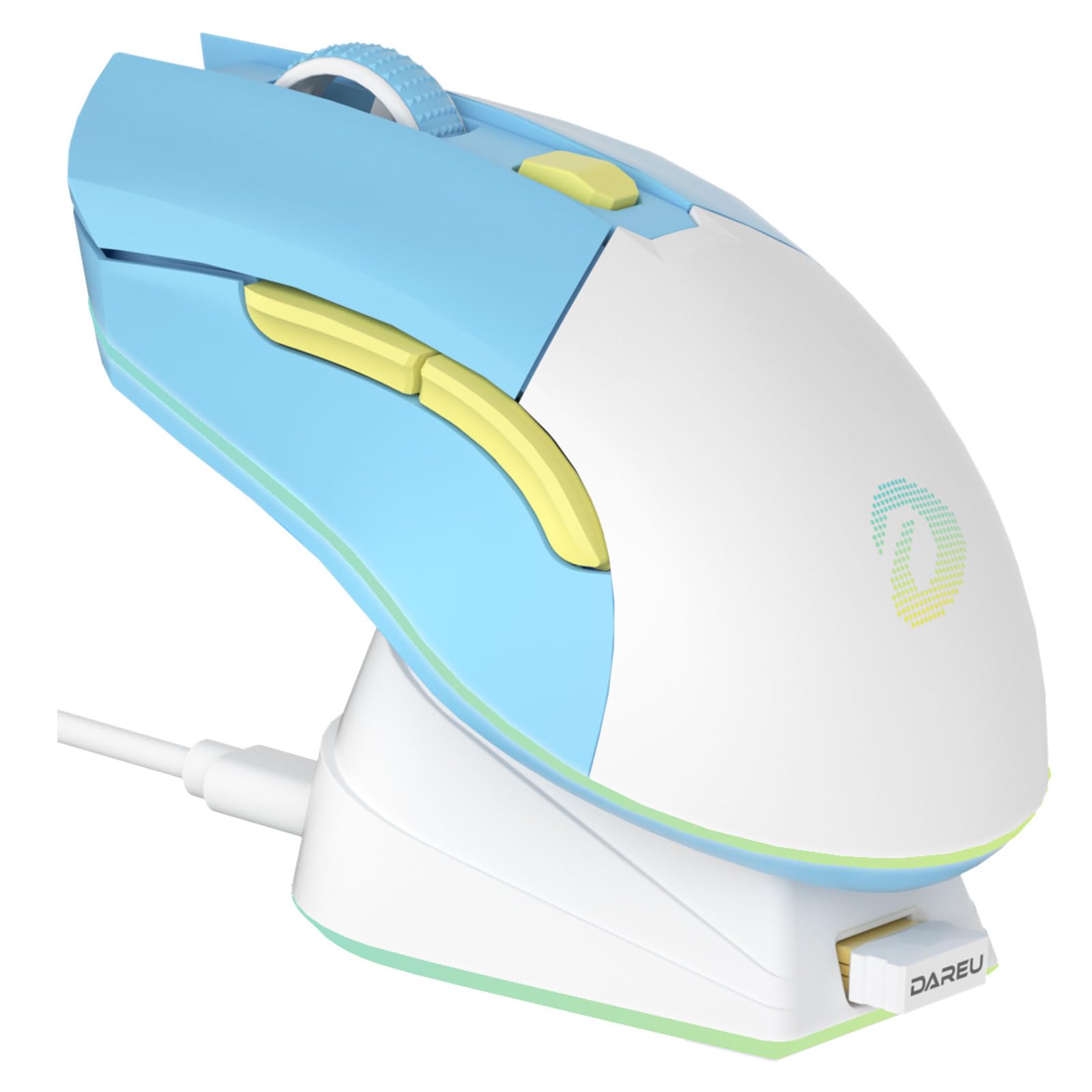 DAREU Gaming Mouse Wireless Light Wireless USB Connectable Ultra Light 85g Ergonomic Cute 12000DPI Charging Dock Included Programmable EM901X Year
DAREU Gaming Mouse Wireless Light Wireless USB Connectable Ultra Light 85g Ergonomic Cute 12000DPI Charging Dock Included Programmable EM901X Year