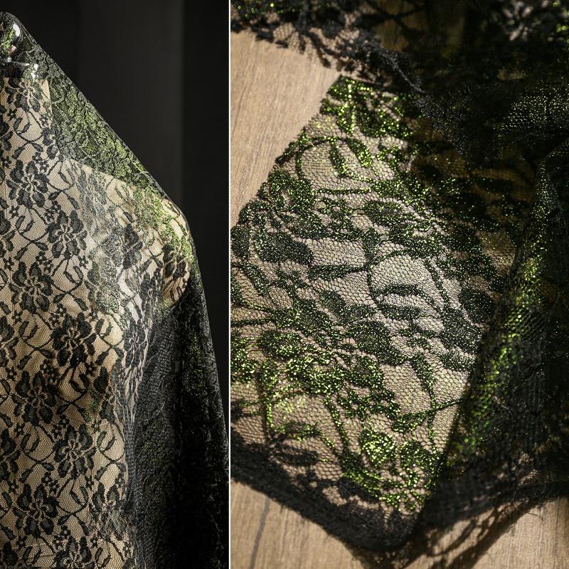 Vintage Black/green Floral Embroidered Lace Mesh Fabric for Diy Sewing Fashion Wedding Dress Designer Craft Supplies Material 100x145cm
Vintage Black/green Floral Embroidered Lace Mesh Fabric for Diy Sewing Fashion Wedding Dress Designer Craft Supplies Material 100x145cm