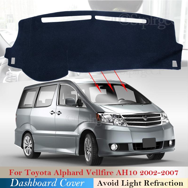 Защитная накладка на приборную панель для Alphard Vellfire AH10 10 2002 ~ 2007, автомобильные аксессуары, ковер для приборной панели, солнцезащитный козырек 2006
Защитная накладка на приборную панель для Alphard Vellfire AH10 10 2002 ~ 2007, автомобильные аксессуары, ковер для приборной панели, солнцезащитный козырек 2006