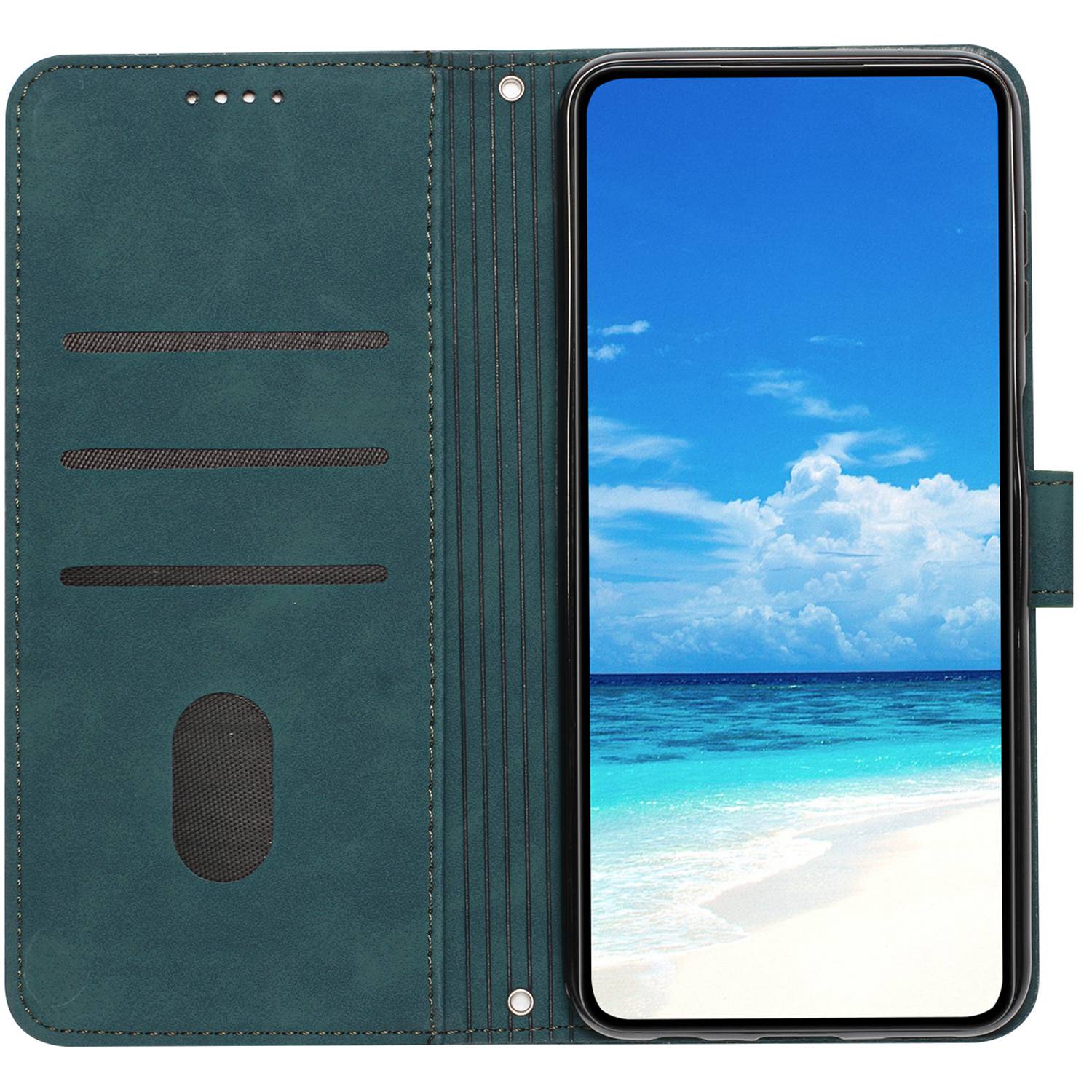 Heart Shape Imprinted Phone Case for Samsung Galaxy A53 5G,Shockproof Anti-fall Magnetic PU Leather Skin-touch Feeling Wallet Stand Shell with Strap Green
Heart Shape Imprinted Phone Case for Samsung Galaxy A53 5G,Shockproof Anti-fall Magnetic PU Leather Skin-touch Feeling Wallet Stand Shell with Strap Green