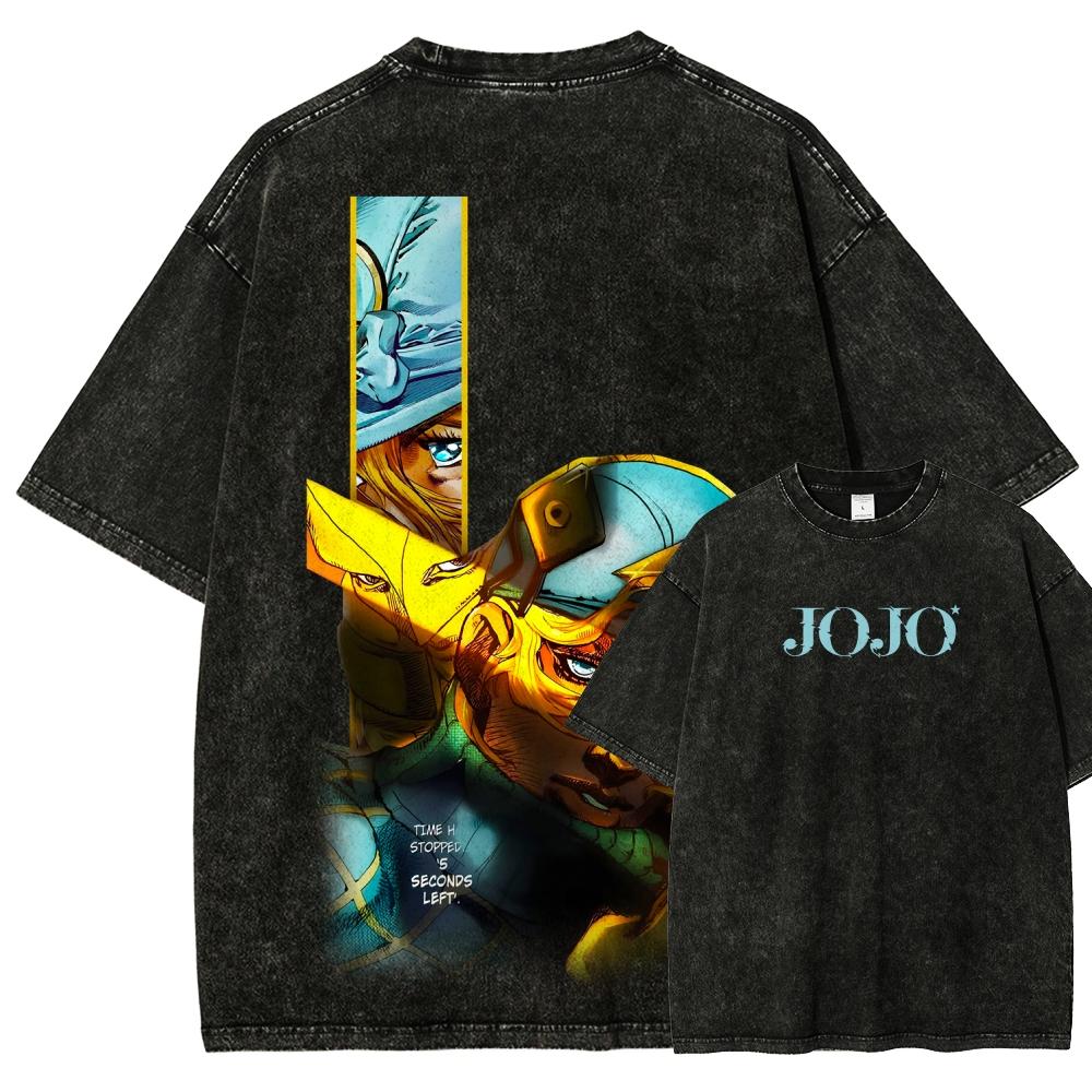 Jojo s Bizarre Adventure Anime Lover Washed T-shirt Year round clothing high quality personality Clothes Plus Size Unisex New Model Couples tee L
Jojo s Bizarre Adventure Anime Lover Washed T-shirt Year round clothing high quality personality Clothes Plus Size Unisex New Model Couples tee L