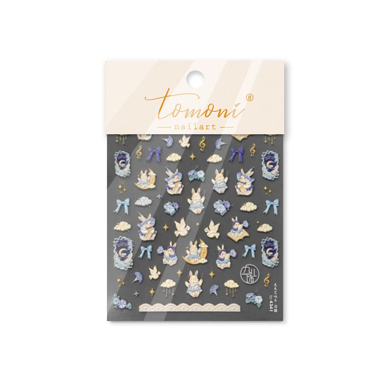 Tomoni Bunny Symphony Embossed Nail Art Stickers for Kids - Mixed Styles
Tomoni Bunny Symphony Embossed Nail Art Stickers for Kids - Mixed Styles