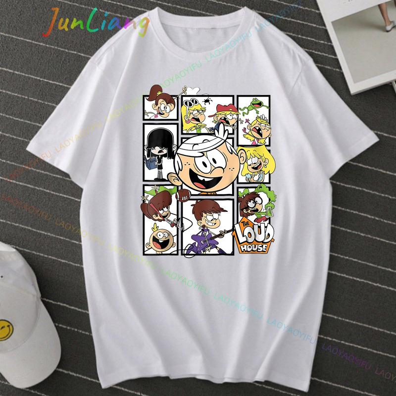 Funny Cool Fashion The Loud House TShirt for Men Women Cartoon Character Shirt Cool Trendy Tops Birthday Present Clothes S
Funny Cool Fashion The Loud House TShirt for Men Women Cartoon Character Shirt Cool Trendy Tops Birthday Present Clothes S