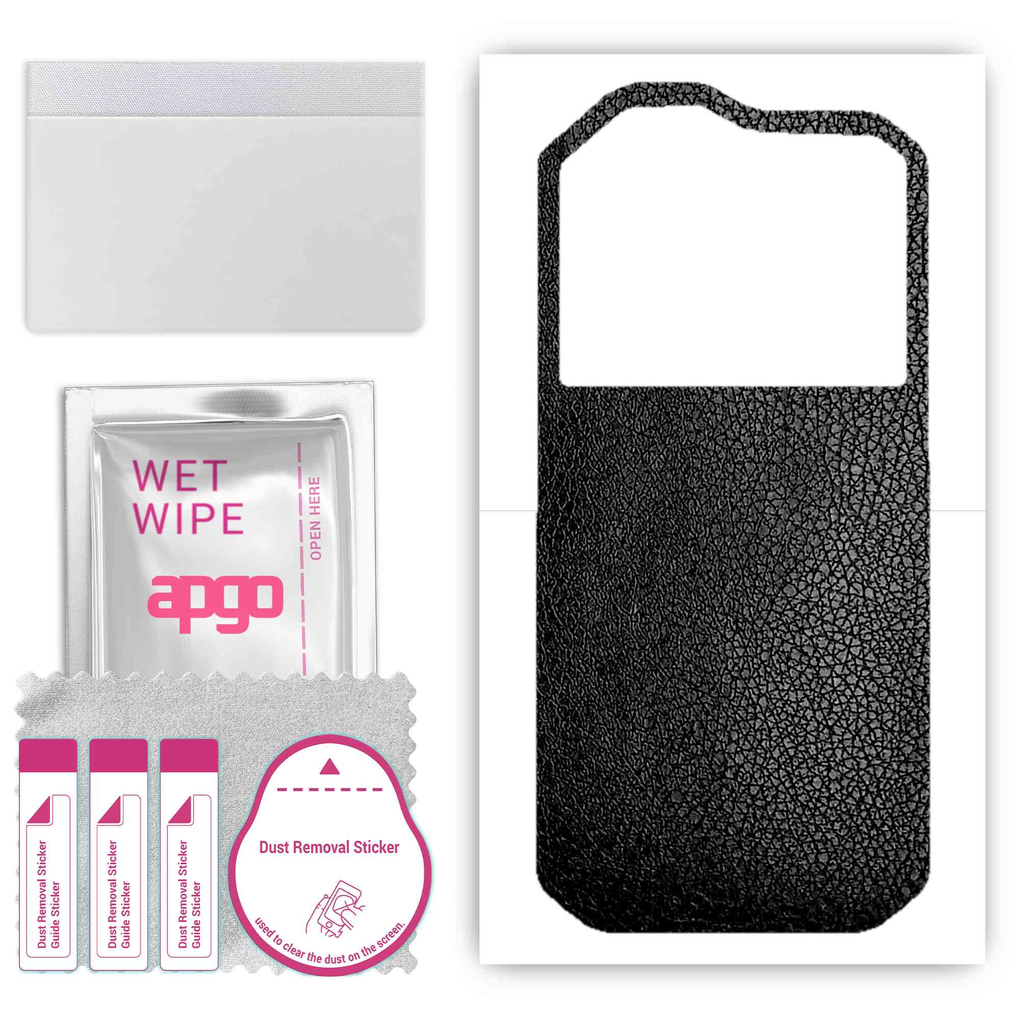 Apgo Protective Skin Sticker для задньої частини, сумісної з Cat S60, Wrap Film, Foil, Vinyl - Pattern Black Leather
Apgo Protective Skin Sticker для задньої частини, сумісної з Cat S60, Wrap Film, Foil, Vinyl - Pattern Black Leather