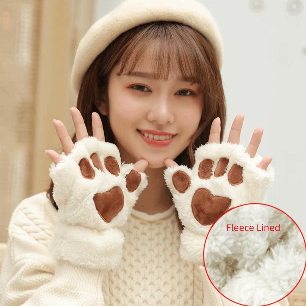 Warm Furry Mittens Bear Paw Animal Gloves Fashion Cat Paw Gloves Cosplay 1-Beige
Warm Furry Mittens Bear Paw Animal Gloves Fashion Cat Paw Gloves Cosplay 1-Beige