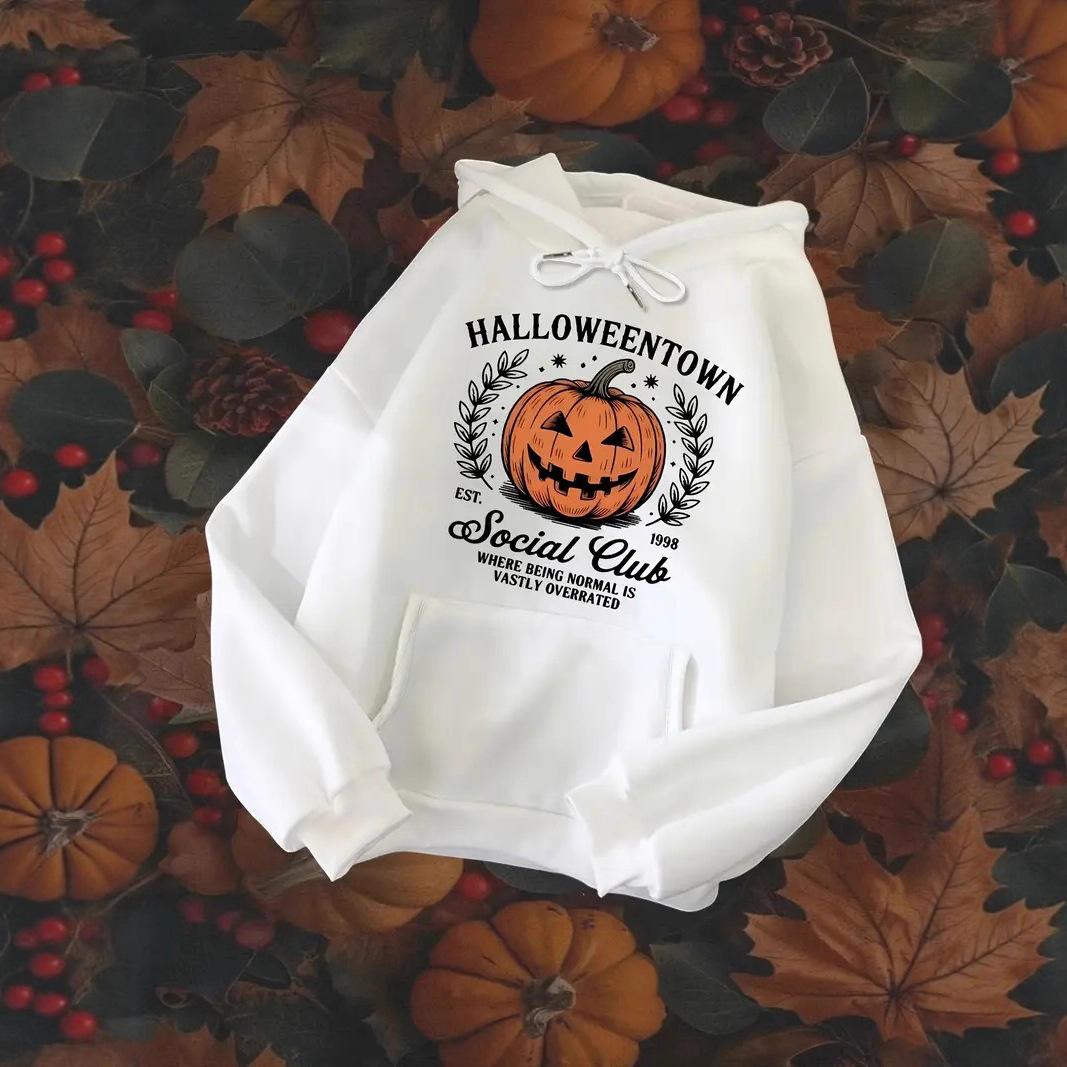 Женские весенне-осенние повседневные худи с капюшоном и кулиской, с длинным рукавом, большим карманом, принтом тыквы на Хэллоуин, пуловер, толстовка, топ 5XL
Женские весенне-осенние повседневные худи с капюшоном и кулиской, с длинным рукавом, большим карманом, принтом тыквы на Хэллоуин, пуловер, толстовка, топ 5XL