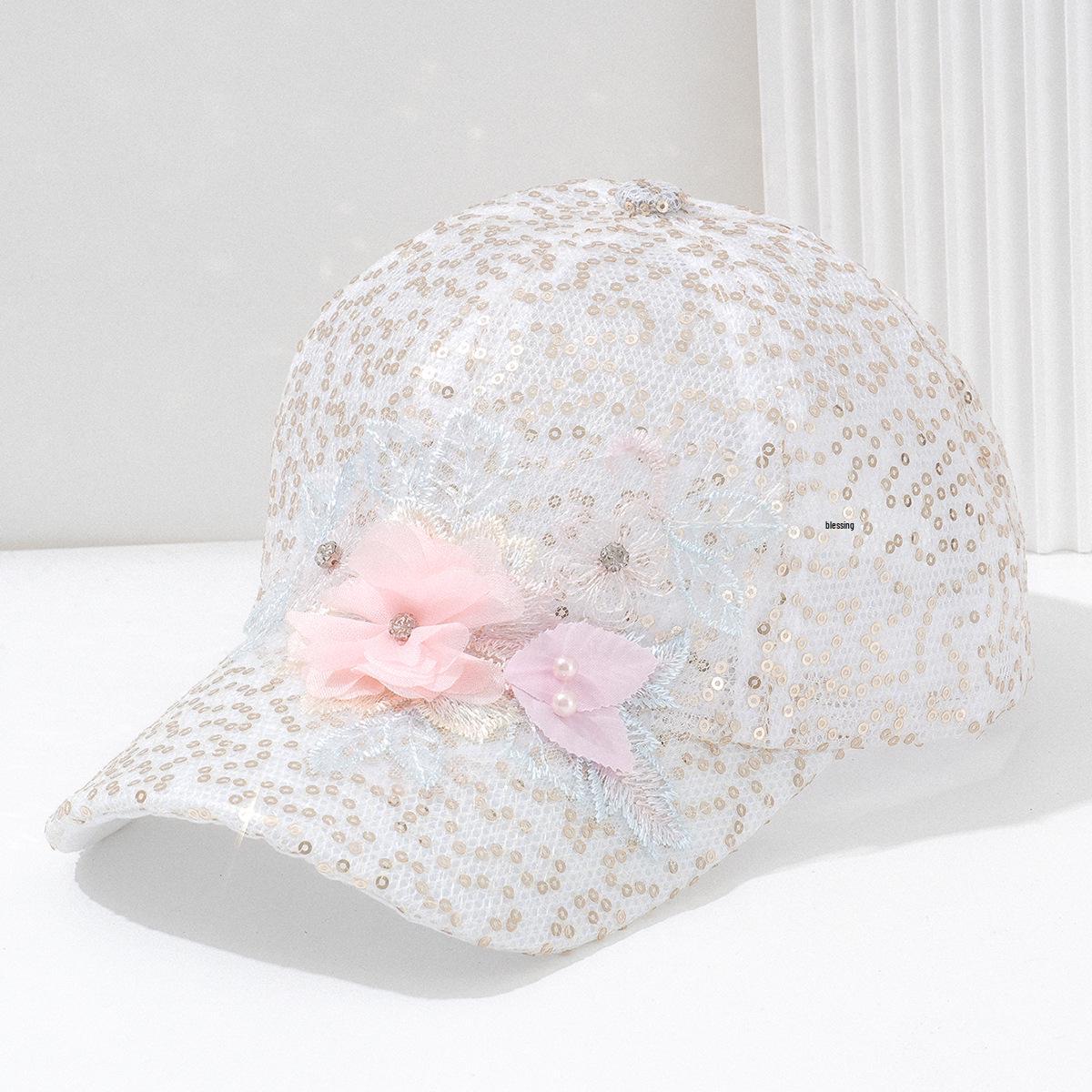 Женская бейсболка из сетки, кружева и пайеток со стразами и жемчугом для путешествий и защиты от солнца M (56-58cm) золотой
Женская бейсболка из сетки, кружева и пайеток со стразами и жемчугом для путешествий и защиты от солнца M (56-58cm) золотой