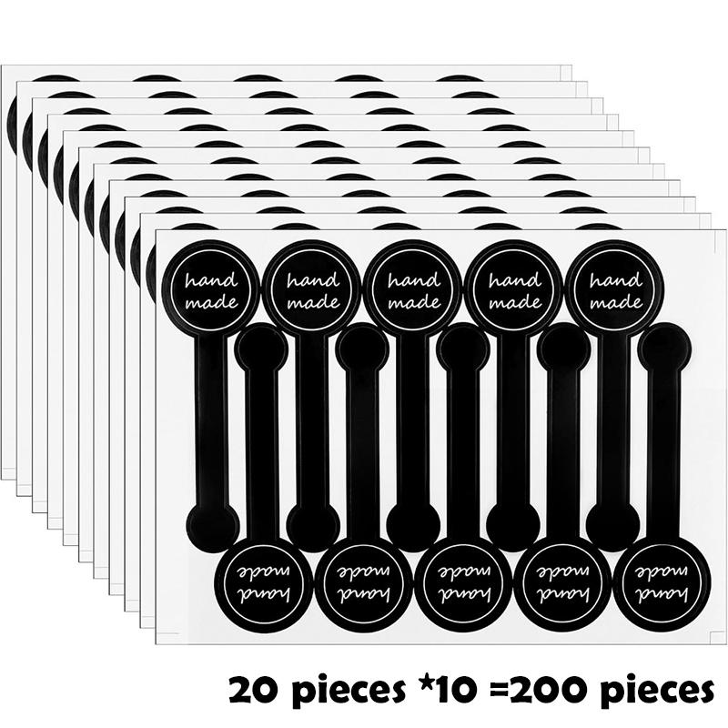 200 Hand-Made stickers, black pudding stickers, baked puffles, hand-made sealing decorations чорний
200 Hand-Made stickers, black pudding stickers, baked puffles, hand-made sealing decorations чорний