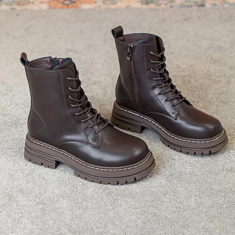 Retro Side Zipper Boots, Women s Shoes, Thick-soled Height-increasing and Slimming Ankle Boots 40
Retro Side Zipper Boots, Women s Shoes, Thick-soled Height-increasing and Slimming Ankle Boots 40