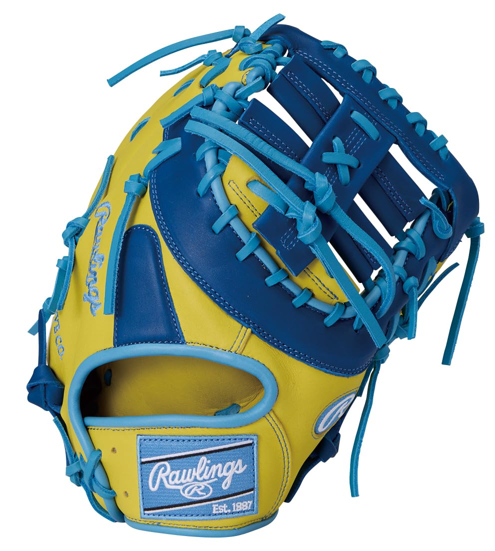 Rawlings MLB COLOR SYNC Baseball Glove for First inches HOH® Softball, Baseman, GR6HMM535, Yellow/Royal, 11.75 (Right-handed throw)
Rawlings MLB COLOR SYNC Baseball Glove for First inches HOH® Softball, Baseman, GR6HMM535, Yellow/Royal, 11.75 (Right-handed throw)