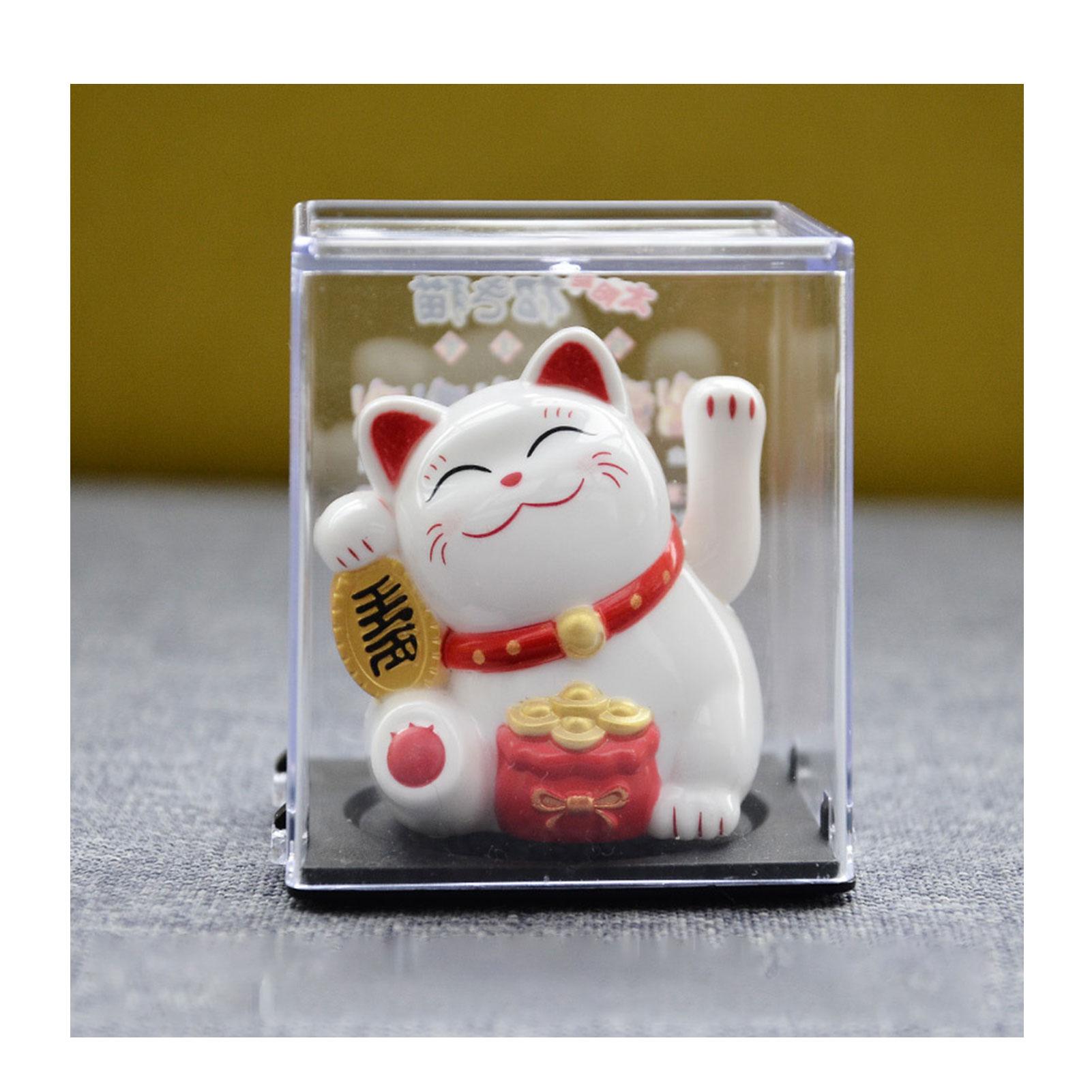 Cute Lucky Cat Car Ornament Solar Powered Waving Cat Decoration For Car Desk Cash Register Reception Mini Plastic Cat Ornaments
Cute Lucky Cat Car Ornament Solar Powered Waving Cat Decoration For Car Desk Cash Register Reception Mini Plastic Cat Ornaments