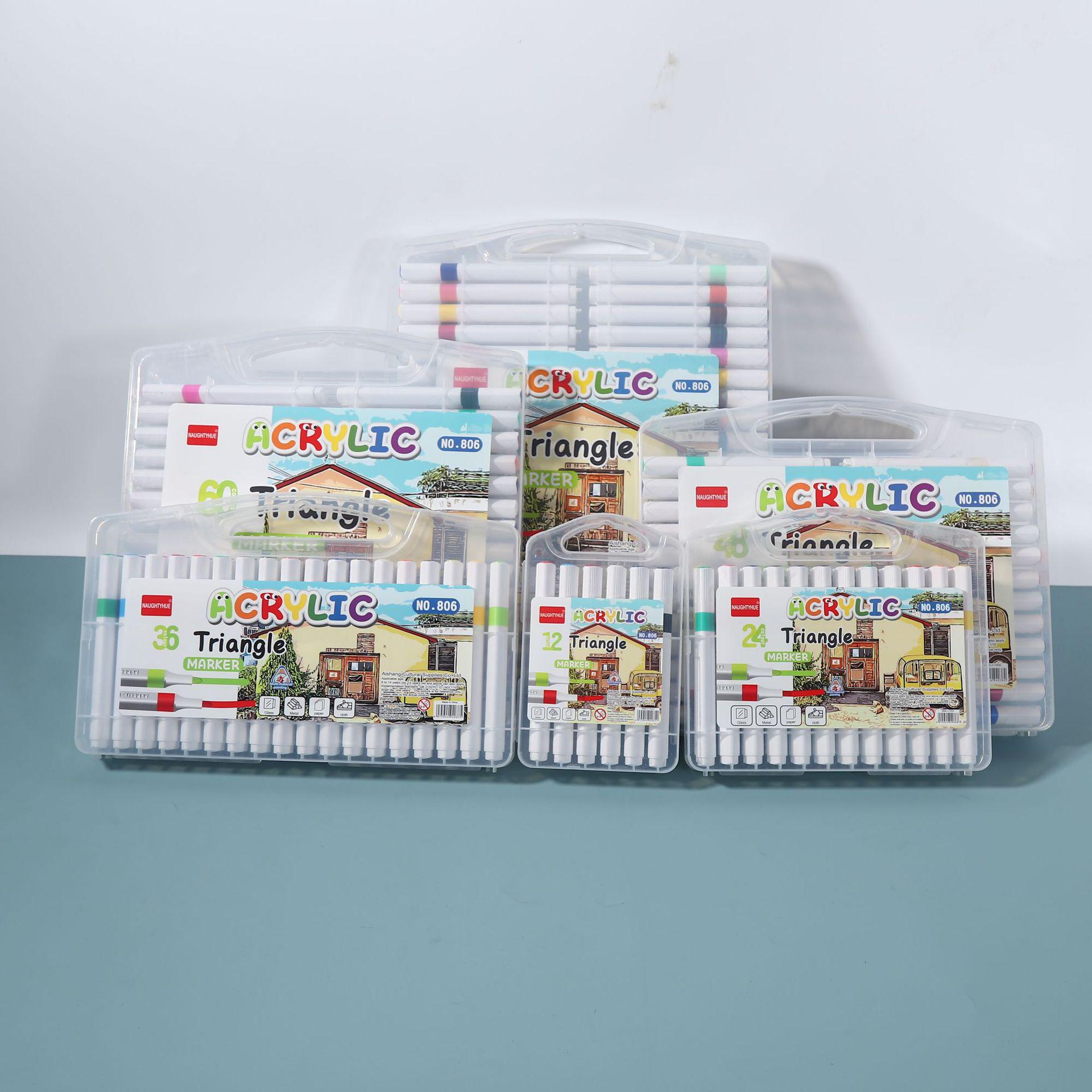 Non-Bleeding Acrylic Markers & Stackable Watercolor Pens for Elementary & Kindergarten Art Students 12 Colors Box Set
Non-Bleeding Acrylic Markers & Stackable Watercolor Pens for Elementary & Kindergarten Art Students 12 Colors Box Set