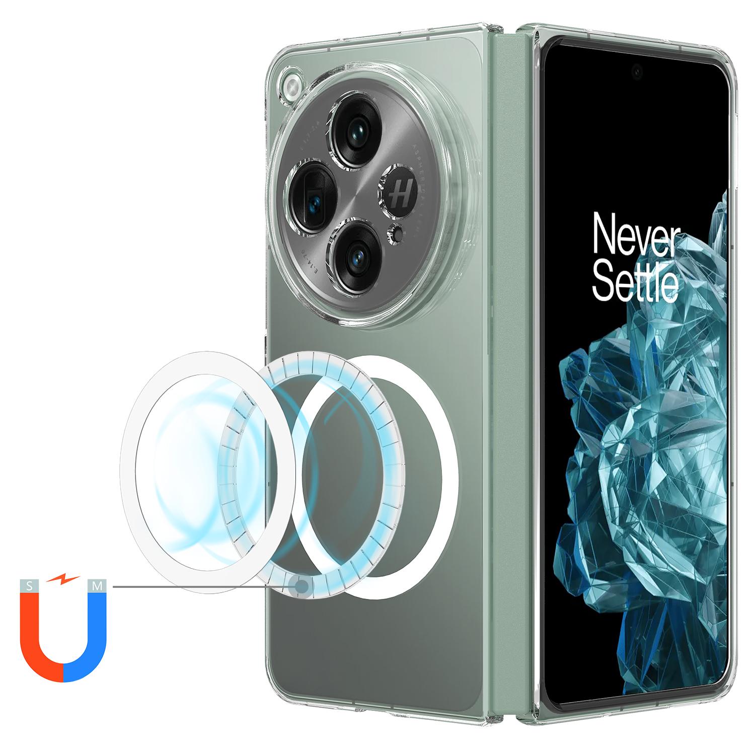 For OnePlus Open Case Slim-Fit Acrylic Protective Cover Compatible with MagSafe Transparent
For OnePlus Open Case Slim-Fit Acrylic Protective Cover Compatible with MagSafe Transparent